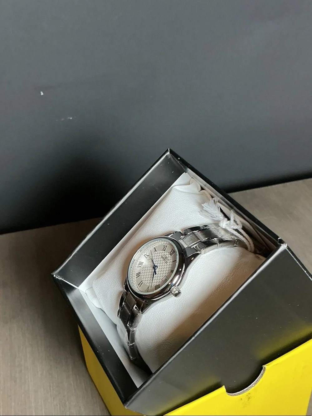 Invicta Silver Stainless Steel Women’s Watch with White Dial - 70270